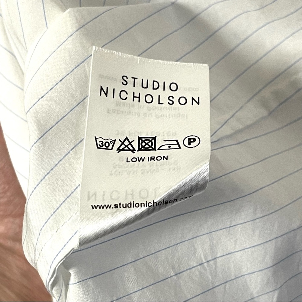 Studio Nicholson Tolan Stripe Top - Picture 13 of 13